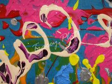 Load image into Gallery viewer, MIXED MEDIA PAINTING ON CANVAS in FRAME - Confusion