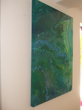 Load image into Gallery viewer, Neptune's Ocean - ACRYLICS FLOW ART ON CANVAS - NOW SOLD