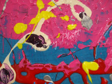 Load image into Gallery viewer, MIXED MEDIA PAINTING ON CANVAS in FRAME - Confusion