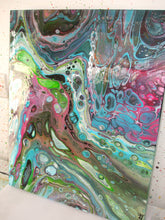 Load image into Gallery viewer, ACRYLICS FLOW ART PAINTING ON CANVAS - Lockdown