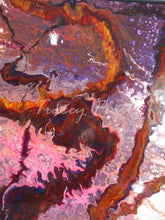 Load image into Gallery viewer, ACRYLICS FLOW ART PAINTING ON CANVAS IN DEEP FRAME - Moods