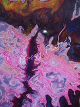 Load image into Gallery viewer, ACRYLICS FLOW ART PAINTING ON CANVAS IN DEEP FRAME - Moods