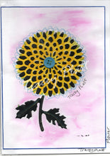 Load image into Gallery viewer, ORIGINAL MIXED MEDIA ART CARD - Flower
