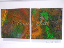 Load image into Gallery viewer, Bodmin Moor - ACRYLIC FLOW ART PAINTINGS ON CANVAS IN FRAME