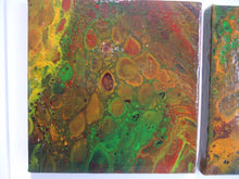 Load image into Gallery viewer, Bodmin Moor - ACRYLIC FLOW ART PAINTINGS ON CANVAS IN FRAME