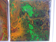 Load image into Gallery viewer, Bodmin Moor - ACRYLIC FLOW ART PAINTINGS ON CANVAS IN FRAME