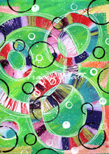 Load image into Gallery viewer, PRINTED CARD - Abstract Circles