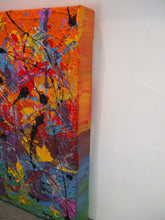 Load image into Gallery viewer, ACRYLICS ON CHUNKY RECYCLED CANVAS - Wowzer