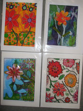 Load image into Gallery viewer, PACK OF 4 PRINTED CARDS - Flowers