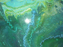 Load image into Gallery viewer, Neptune's Ocean - ACRYLICS FLOW ART ON CANVAS - NOW SOLD
