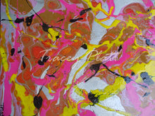 Load image into Gallery viewer, ACRYLIC FLOW ART DRIP PAINTING ON CANVAS - Stick of Rock