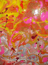 Load image into Gallery viewer, ACRYLICS FLOW ART & DRIP PAINTING ON BOARD - Into the Fire