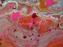 Load image into Gallery viewer, ACRYLICS FLOW ART & DRIP PAINTING ON BOARD - Into the Fire