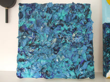Load image into Gallery viewer, ACRYLICS IMPASTO ABSTRACT ON BOX CANVAS - Choppy Waters off The Lizard, Cornwall