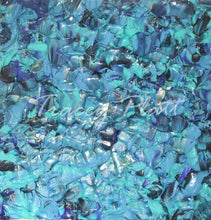 Load image into Gallery viewer, ACRYLICS IMPASTO ABSTRACT ON BOX CANVAS - Choppy Waters off The Lizard, Cornwall