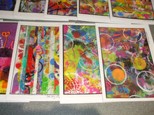 Load image into Gallery viewer, BUNDLE OF 4 x ORIGINAL ABSTRACT ART CARDS - Assorted - Potluck Selection