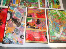 Load image into Gallery viewer, BUNDLE OF 4 x ORIGINAL ABSTRACT ART CARDS - Assorted - Potluck Selection
