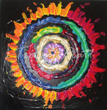 Load image into Gallery viewer, ACRYLICS IMPASTO PAINTING ON DEEP CANVAS - Fantasy Wheel