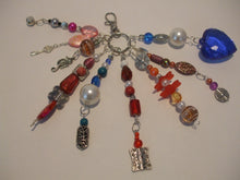 Load image into Gallery viewer, HANDMADE LUCKY BEAD & CHARM DANGLE - Multicoloured