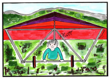Load image into Gallery viewer, PRINTED CARD - Hang Glider