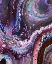 Load image into Gallery viewer, ACRYLICS PAINT POURING FLUID ART ON CANVAS - Jupiter - NOW SOLD!