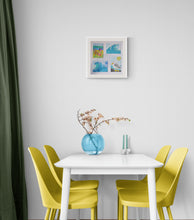 Load image into Gallery viewer, FRAMED COLLAGE OF 4 MIXED MEDIA ART - Cornwall Scenes