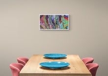 Load image into Gallery viewer, ACRYLICS FLOW ART PAINTING ON CANVAS IN FRAME - Colourbow