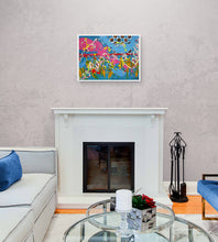 Load image into Gallery viewer, MIXED MEDIA PAINTING ON CANVAS in FRAME - Confusion