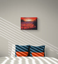 Load image into Gallery viewer, ACRYLICS ON CANVAS - Dawn at The Pandora Inn, Restronguet Creek, Falmouth, Cornwall