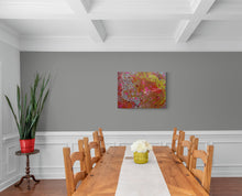 Load image into Gallery viewer, ACRYLICS FLOW ART & DRIP PAINTING ON BOARD - Into the Fire