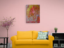 Load image into Gallery viewer, ACRYLICS FLOW ART & DRIP PAINTING ON BOARD - Into the Fire