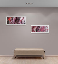 Load image into Gallery viewer, Opportunities 1 & 2 - PAIR OF ACRYLICS FLOW ART PAINTINGS ON BOARD IN FRAMES