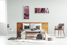 Load image into Gallery viewer, Opportunities 1 & 2 - PAIR OF ACRYLICS FLOW ART PAINTINGS ON BOARD IN FRAMES