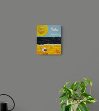 Load image into Gallery viewer, ACRYLICS IMPASTO ON DEEP CANVAS - Sunny Day at the Beach, Cornwall