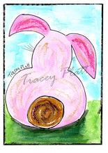 Load image into Gallery viewer, PRINTED CARD - Pink Bunny