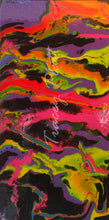Load image into Gallery viewer, ACRYLICS FLOW ART PAINTING ON BOARD - Rainbow