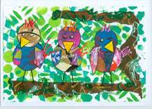 Load image into Gallery viewer, PRINTED CARD - Three Birds In A Tree