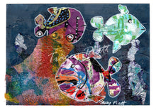 Load image into Gallery viewer, PRINTED CARD - Three Fish