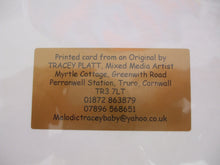 Load image into Gallery viewer, PRINTED CARD - Windsurfing off Maenporth, Cornwall