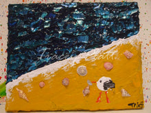 Load image into Gallery viewer, IMPASTO ACRYLICS ON CANVAS - Cornish Beach and Seagull