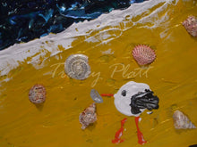 Load image into Gallery viewer, IMPASTO ACRYLICS ON CANVAS - Cornish Beach and Seagull