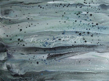 Load image into Gallery viewer, ACRYLICS FLOW ART SWIPE PAINTING ON CANVAS in FRAME - Cornish Granite
