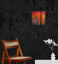 Load image into Gallery viewer, Devil's Empire - ACRYLICS FLOW ART SWIPE PAINTING ON CANVAS