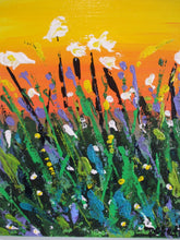 Load image into Gallery viewer, ORIGINAL ACRYLICS IMPASTO PAINTING - Flowers 2
