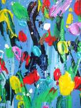 Load image into Gallery viewer, ORIGINAL ACRYLICS IMPASTO PAINTING - Flowers 4 - SOLD!