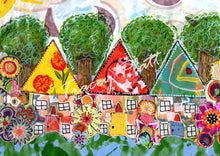 Load image into Gallery viewer, PRINTED CARD - Whimsical Houses