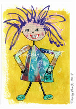 Load image into Gallery viewer, PRINTED CARD - Funky Lady