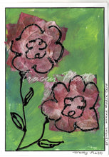 Load image into Gallery viewer, PRINTED CARD - Pink Flowers