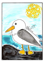 Load image into Gallery viewer, FRAMED COLLAGE OF 4 MIXED MEDIA ART - Cornwall Scenes