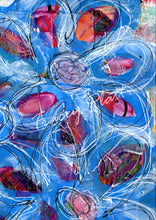 Load image into Gallery viewer, PRINTED CARD - Blue Flowers